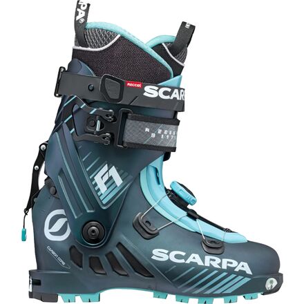 Scarpa - F1 Alpine Touring Boot - 2022 - Women's - Anthracite/Aqua