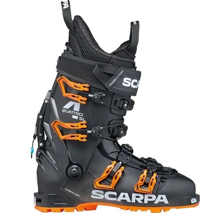 Scarpa - 4-Quattro SL Alpine Touring Boot - 2023 - Black/Orange