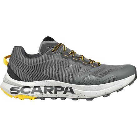 Scarpa - Spin Planet Running Shoe - Men's - Anthracite/Saffron