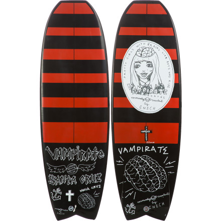 Santa Cruz - Vampirate Gravedigger PowerLyte Surfboard