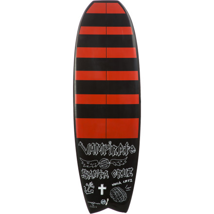 Santa Cruz - Vampirate Gravedigger PowerLyte Surfboard