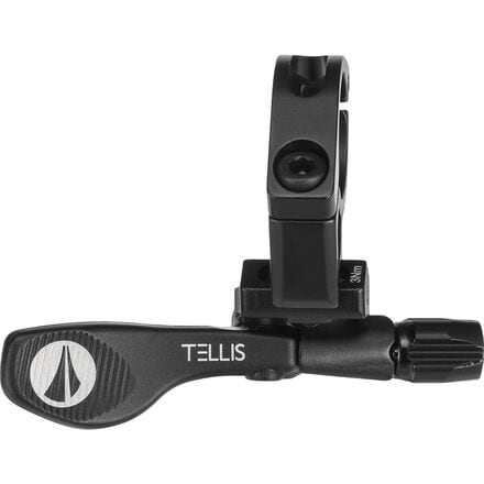 SDG Components - Tellis Dropper Post Remote - Black, 22.2mm Bar Clamp