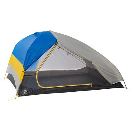 Sierra Designs - Meteor Lite 3 Tent: 3-Person 3-Season - Grey/Yellow/Blue