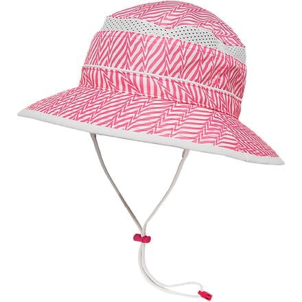 Sunday Afternoons - Fun Bucket Hat - Kids' - Pink Electric Stripe
