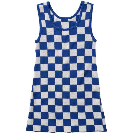 Knit Checker Dress - Girls'