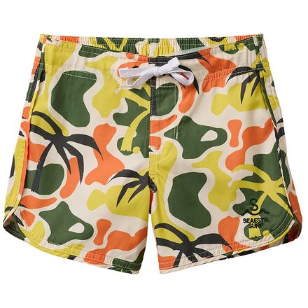 Palm Tree Camo Boardshort - Boys'