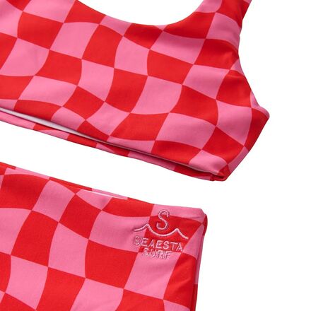 Seaesta Surf - Wavy Check Two Piece Swimsuit - Girls'