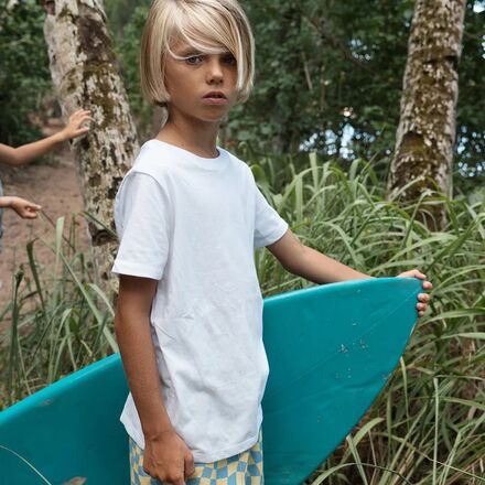 Seaesta Surf - Wavy Checks Boardshort - Boys'