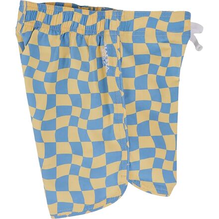 Seaesta Surf - Wavy Checks Boardshort - Boys'