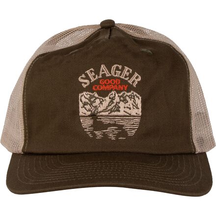 Seager Co. - Crowley Mesh Snapback Hat - Army