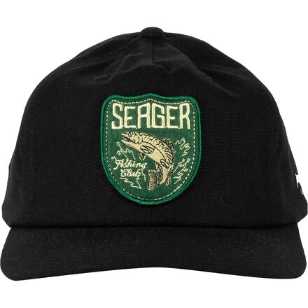 Seager Co. - Fishing Club Snapback Hat - Black