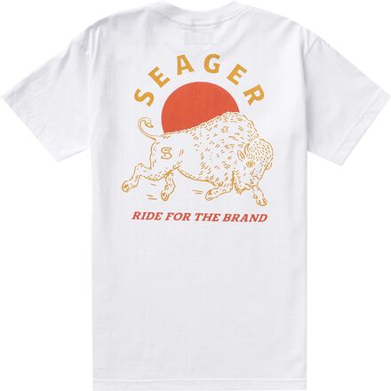 Seager Co. - Ride For The Brand T-Shirt - Men's - White