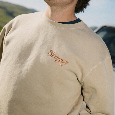 Seager Co. - Premium Embroidered Russ Crew Sweatshirt - Men's