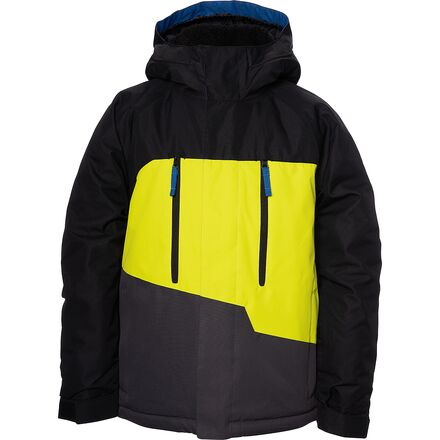 686 - Geo Insulated Jacket - Boys' - Lime Punch Colorblock