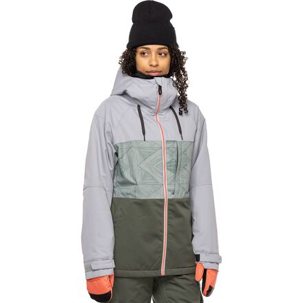 686 - Athena Insulated Jacket - Women's - Goblin Green Colorblock