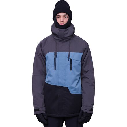 686 - Geo Insulated Jacket - Men's - Charcoal Blue Black