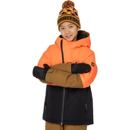 686 - Hydra Insulated Jacket - Boys' - Fluro Orange Colorblock