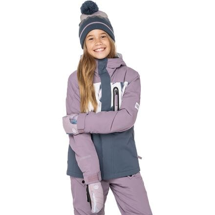 686 - Hydrastash Insulated Jacket - Girls' - Dusty Orchid Colorblock