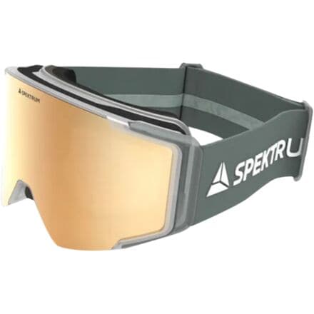 Spektrum - Ostra BIO Plus Goggles - Raw White/Olive Green/Polarized Gold Revo