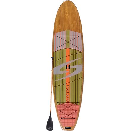 Surftech - Lido Stand-Up Paddleboard - Wood/Orange