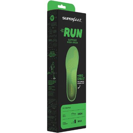 Superfeet - Run Support High Arch V2 Footbed