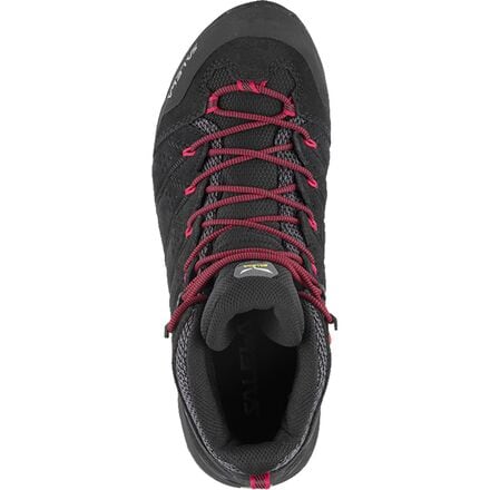 Salewa - Alp Mate Mid WP Hiking Boot - Women's - Black Out/Virtual Pink