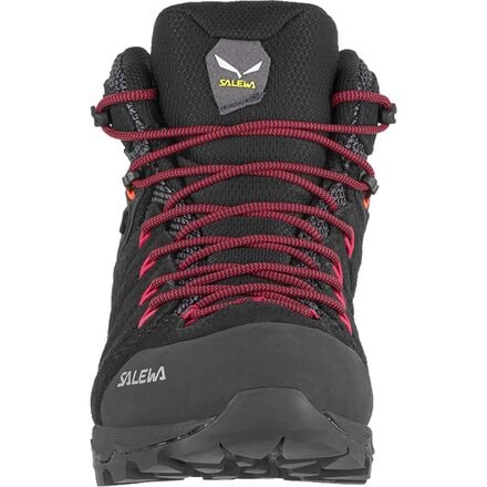 Salewa - Alp Mate Mid WP Hiking Boot - Women's - Black Out/Virtual Pink