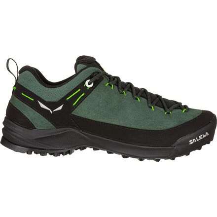 Salewa - Wildfire Leather Hiking Shoe - Men's - Raw Green/Black