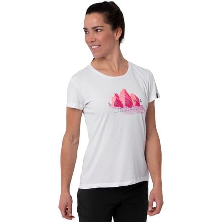 Salewa - Lines Graphic Dry T-Shirt - Women's - Optical White