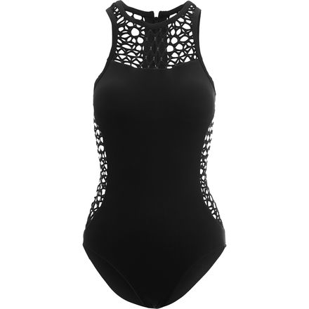 Seafolly - Mesh Active High Neck Maillot One-Piece Swimsuit - Women's