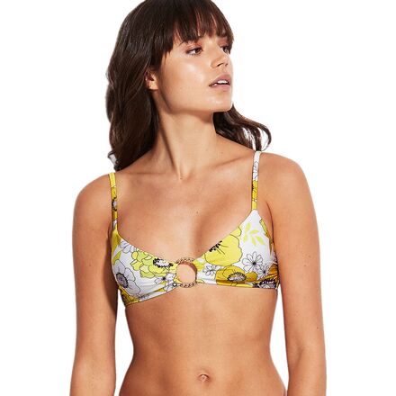 Seafolly - Summer Of Love Ring Front Bralette Top - Women's - Wild Lime