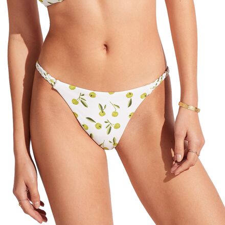 Seafolly - Summercrush Plaited Detail Hipster Bikini Bottom - Women's - Soft Olive