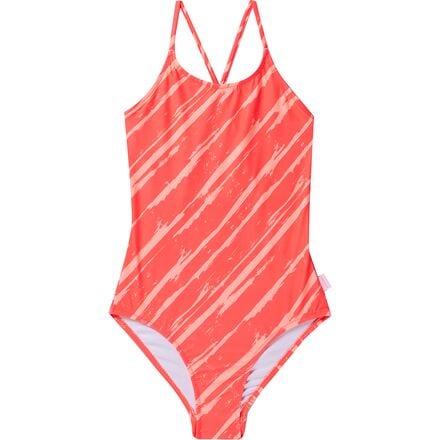 Seafolly - Palm Cove One-Piece Swimsuit - Girls' - Coral