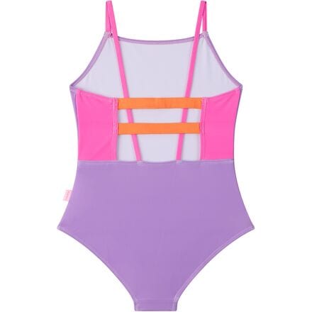 Seafolly - Summer Solstice Square Neck One-Piece Swimsuit - Girls'