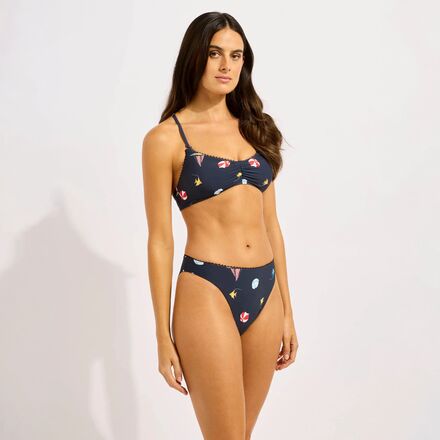 Seafolly - Beach Club High Leg Bikini Bottom - Women's