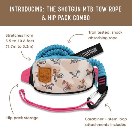 Kids Ride Shotgun - Tow Rope & Hip Pack Set