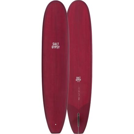 Salt Gypsy - Dusty Retro Longboard Surfboard - Merlot