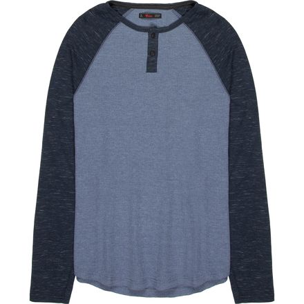 Stoic - Azure Colorblock Henley - Men's