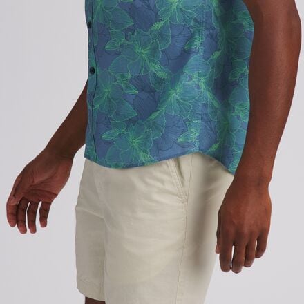Stoic - Hawaiian Print Short-Sleeve Button-Down Shirt - Men's