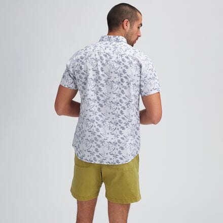 Stoic - Print Stripe Short-Sleeve Button-Down Shirt - Men's