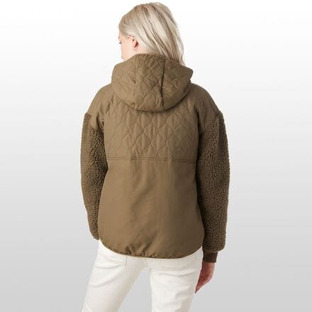Stoic - Quilted Sherpa-Sleeve Anorak Jacket - Women's