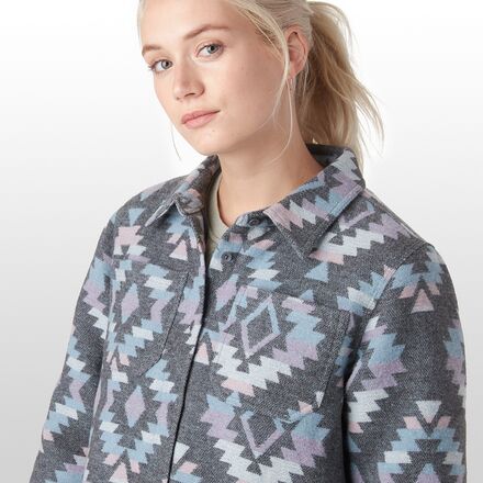 Stoic - Printed Shirt Jacket - Women's
