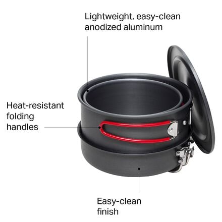Stoic - Hard Anodized Camping Cook Set
