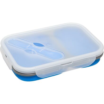 Stoic - Collapsible Silicone Food Container - Blue