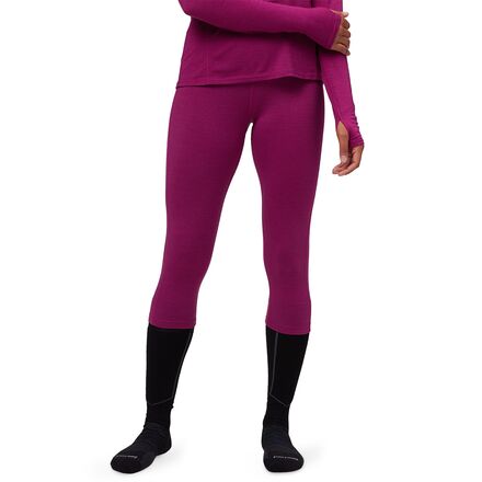 Stoic - Merino Blend Calf-Length Baselayer Bottom - Women's - Magenta Purple