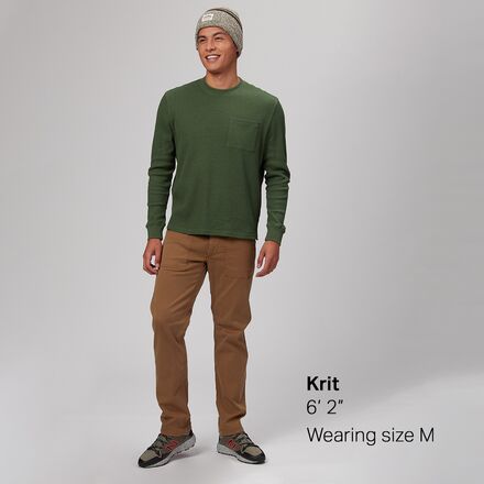 Stoic - Long-Sleeve Knit Top T-Shirt - Men's - Amazon/Tomato