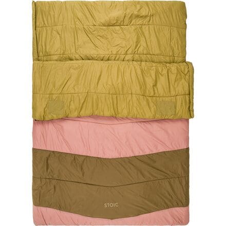 Stoic - Groundwork Double Sleeping Bag: 0F Synthetic - Dark Olive/Green Moss