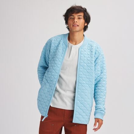 Stoic - Quilted Military Jacket - Men's - Blue Topaz