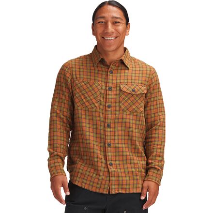 Stoic - Daily Flannel - Men's - Rust Plaid