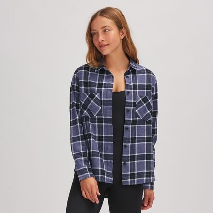 Stoic - Daily Flannel - Women's - Blue Plaid